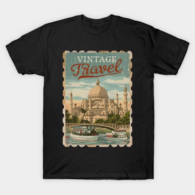 Sentimental Sojourn : Vintage Postcard T-Shirt by CreationArt8